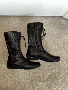 Dark Brown TCC Leather Boots